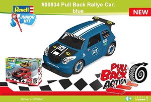 Pullback Rally Car Blue (Toy)