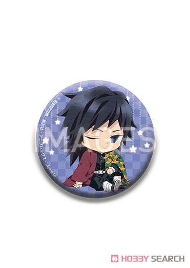 Demon Slayer: Kimetsu no Yaiba Japanese Paper Style Can Badge (Set of 6) (Anime Toy) Item picture5