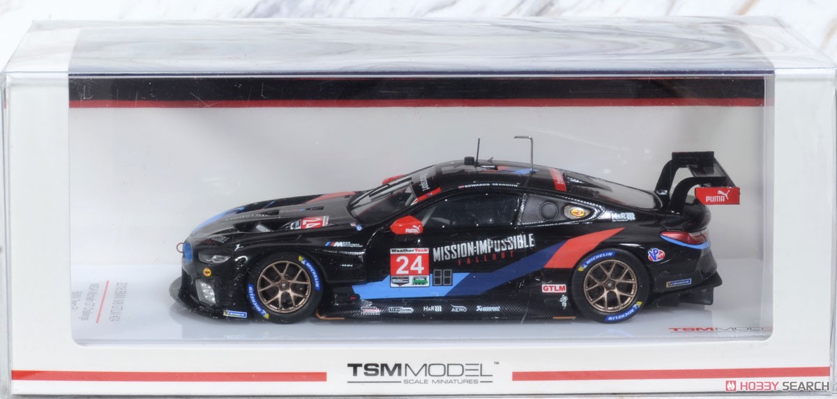 BMW M8 GTLM IMSA Michelin GT Challenge 2018 #24 BMW Team RLL (Diecast Car) Package1