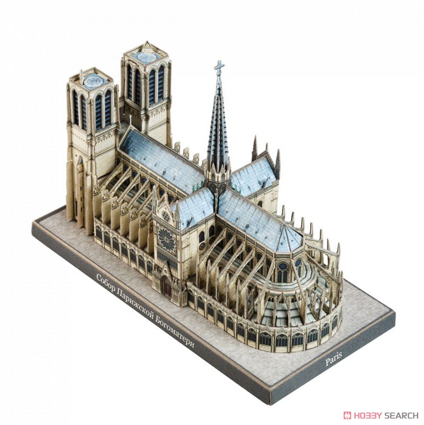 ノートルダム大聖堂 (フランス、パリ) (ペーパークラフト) (プラモデル) 商品画像4