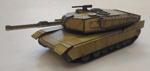 Tank M1 Abrams (Paper Craft) (Plastic model)