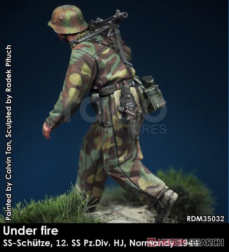WWII 独 ドイツ武装親衛隊MG射撃手 第12SS装甲師団「ヒトラーユーゲント」ノルマンディー1944 (プラモデル) その他の画像3