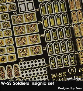 W-SS Soldiers Insignia Set (Plastic model)