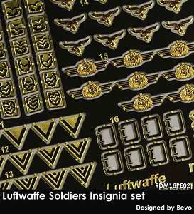 Luftwaffe Soldiers Insignia Set (Plastic model)