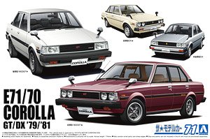 トヨタ E71/70 カローラセダン GT/DX `79 (プラモデル)