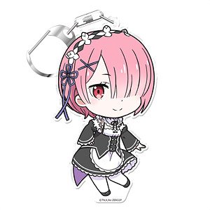 Re:Zero -Starting Life in Another World- Puni Colle! Key Ring (w/Stand) Ram (Anime Toy)