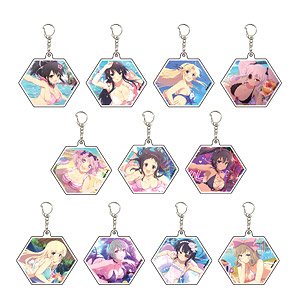 Acrylic Key Ring [Shinovi Master Senran Kagura New Link] 01 Box (Set of 11) (Anime Toy)