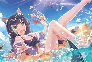 Bushiroad Rubber Mat Collection Vol.698 Princess Connect! Re:Dive [Kyaru Swimwear Ver.] (Card Supplies)