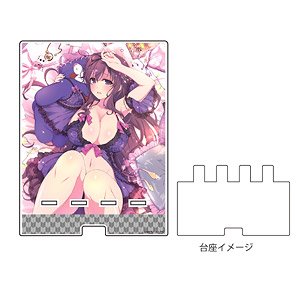 Big Smartphone Chara Stand [Shinovi Master Senran Kagura New Link] 08 Murasaki (Anime Toy)