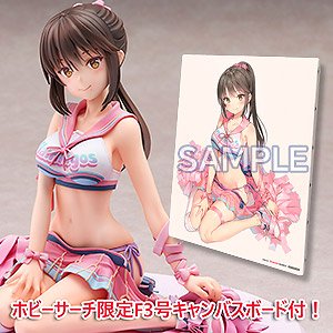 【特典付】 Anmi PINK LABEL FLAMINGOS ポニーテールの子 ※ホビーサーチ限定F3号キャンバスボード付 (フィギュア)