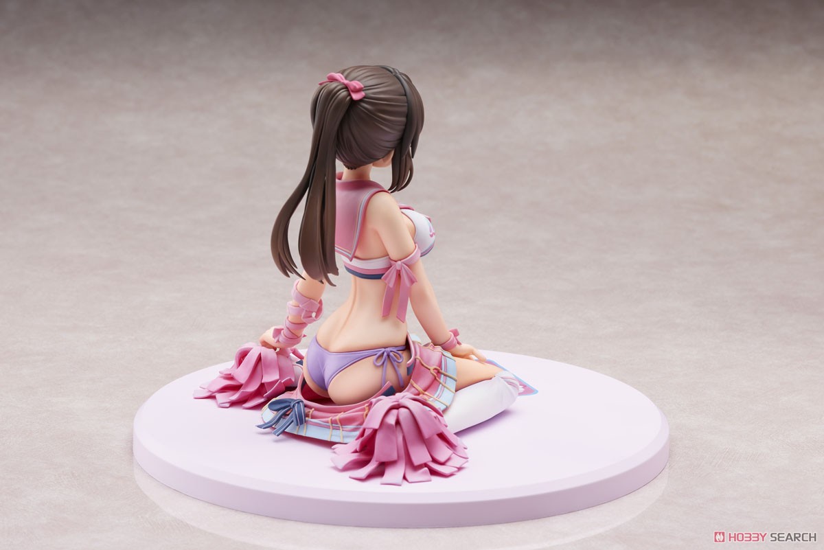 [w/Bonus Item] Anmi Pink Label Flamingos Ponytail Girl w/Hobby Search F3 Size Canvas Board (PVC Figure) Item picture3