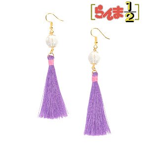 Ranma 1/2 Shampoo Tassel Earrings (Anime Toy)