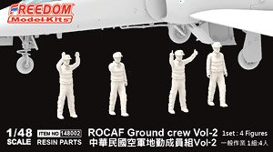 ROCAF Modern Ground Crew Vol-02 (1 set : 4 Figures) (Plastic model)