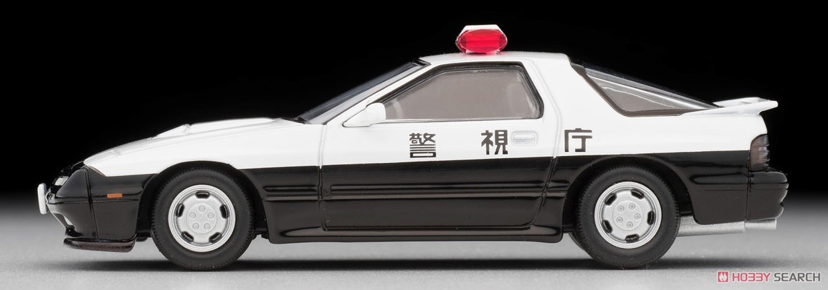 TLV-N214a Mazda Savanna RX-7 Police Car (Metropolitan Police Department) (Diecast Car) Item picture3