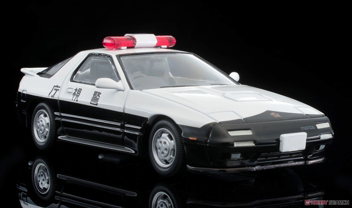 TLV-N214a Mazda Savanna RX-7 Police Car (Metropolitan Police Department) (Diecast Car) Item picture8