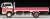 TLV-N44d Hino Type KB324 Truck (Red/White) (Diecast Car) Item picture5