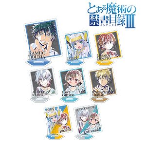 A Certain Magical Index III Trading Ani-Art Acrylic Stand (Set of 8) (Anime Toy)