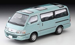 TLV-N216b Hiace Wagon Super Custom G (Light Green) (Diecast Car)