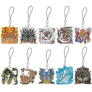 Monster Hunter World: Iceborne Monster Icon Stained Mascot Collection Vol.4 (Set of 10) (Anime Toy)