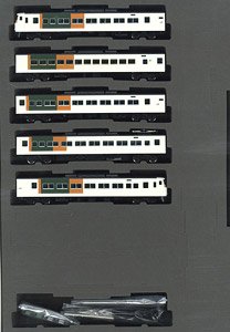 JR 185-0系 特急電車 (踊り子・新塗装・強化型スカート) 基本セットA (基本・5両セット) (鉄道模型)