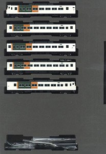 JR 185-0系 特急電車 (踊り子・新塗装・強化型スカート) 基本セットB (基本・5両セット) (鉄道模型)
