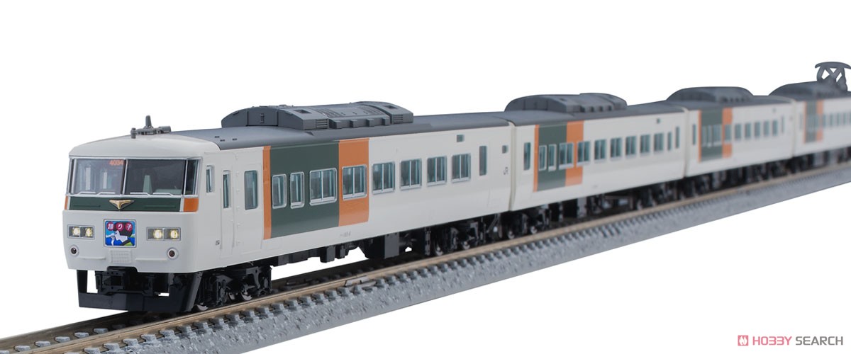 JR 185-0系 特急電車 (踊り子・新塗装・強化型スカート) 基本セットB (基本・5両セット) (鉄道模型) 商品画像1