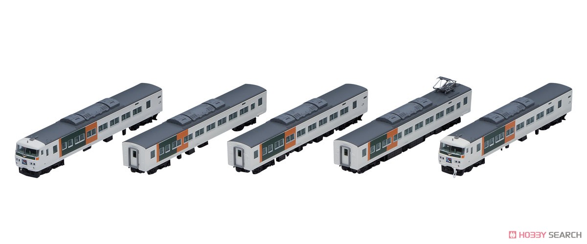 JR 185-0系 特急電車 (踊り子・新塗装・強化型スカート) 基本セットB (基本・5両セット) (鉄道模型) 商品画像10