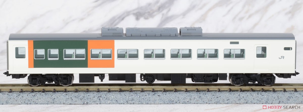 J.R. Limited Express Series 185-0 (Odoriko, New Color, Reinforced Skirt) Additional Set (Add-On 5-Car Set) (Model Train) Item picture3