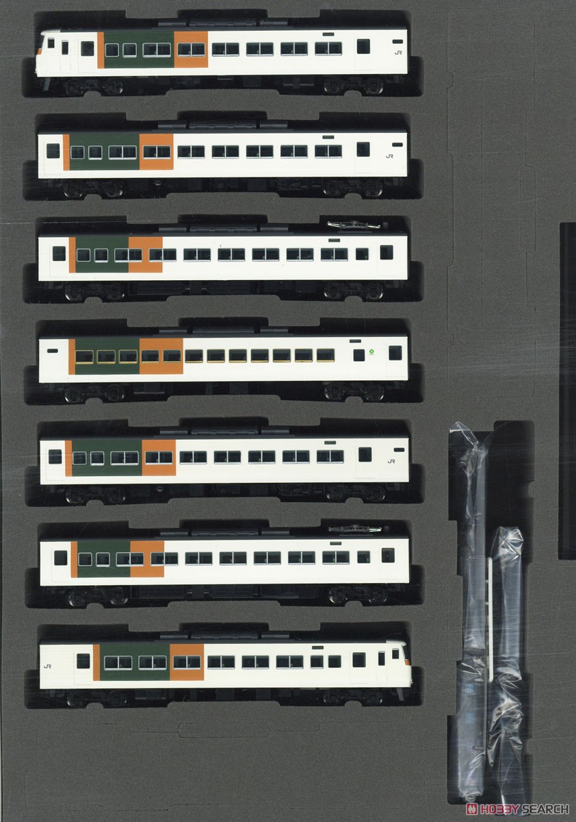 J.R. Limited Express Series 185-200 (Odoriko, New Color, Reinforced Skirt) Set (7-Car Set) (Model Train) Item picture1