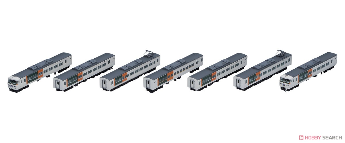 J.R. Limited Express Series 185-200 (Odoriko, New Color, Reinforced Skirt) Set (7-Car Set) (Model Train) Item picture12