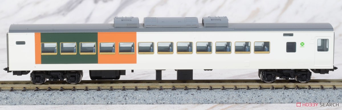 J.R. Limited Express Series 185-200 (Odoriko, New Color, Reinforced Skirt) Set (7-Car Set) (Model Train) Item picture7