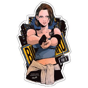 Capcom x B-Side Label Sticker Capcom Girl Jill (Anime Toy)