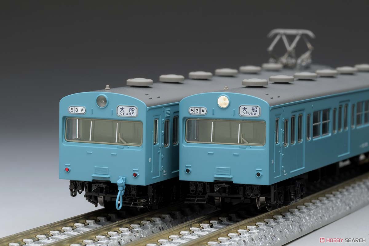 J.N.R. Commuter Train Series 103 (Original Style/Non-air-conditioned/Sky Blue) Standard Set (Basic 3-Car Set) (Model Train) Item picture10