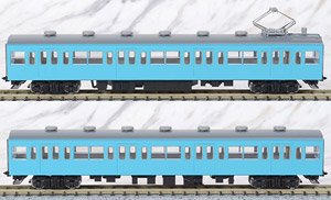 国鉄 103系 通勤電車 (初期型非冷房車・スカイブルー) 増結セット (増結・2両セット) (鉄道模型)