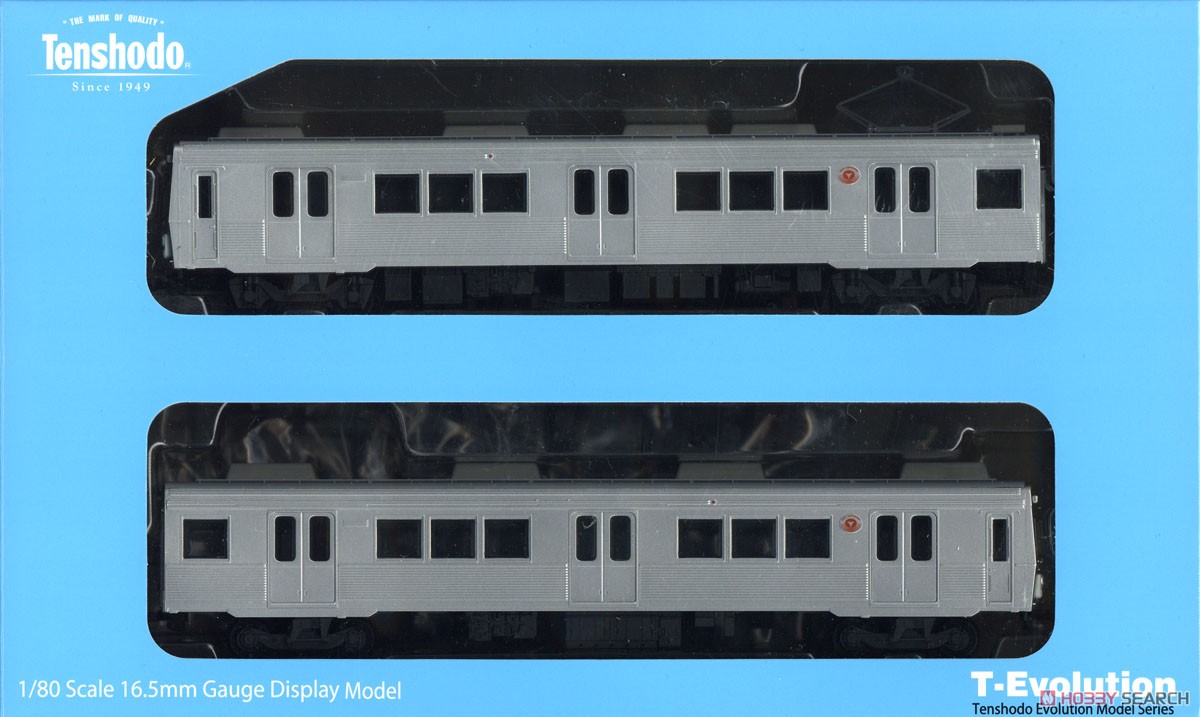 16番(HO) T-Evolution 東急電鉄 7200系 冷房車 前面ステップ付 2輌セット (2両セット) (プラスティック製ディスプレイモデル) (鉄道模型) パッケージ1