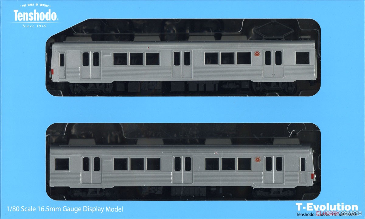 16番(HO) T-Evolution 東急電鉄 7200系 冷房車 赤帯・前面ステップ付 2輌セット (2両セット) (プラスティック製ディスプレイモデル) (鉄道模型) パッケージ1