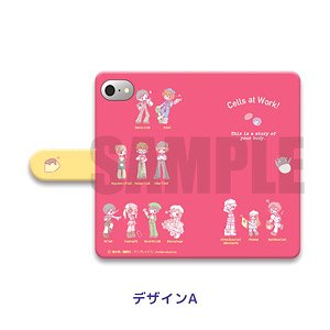 「はたらく細胞」 手帳型スマホケース (iPhoneXR) SEWEETOY-SA (キャラクターグッズ)