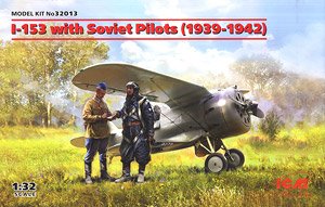 Polikarpov I-153 `Chaika` w/Soviet Pilots (Plastic model)