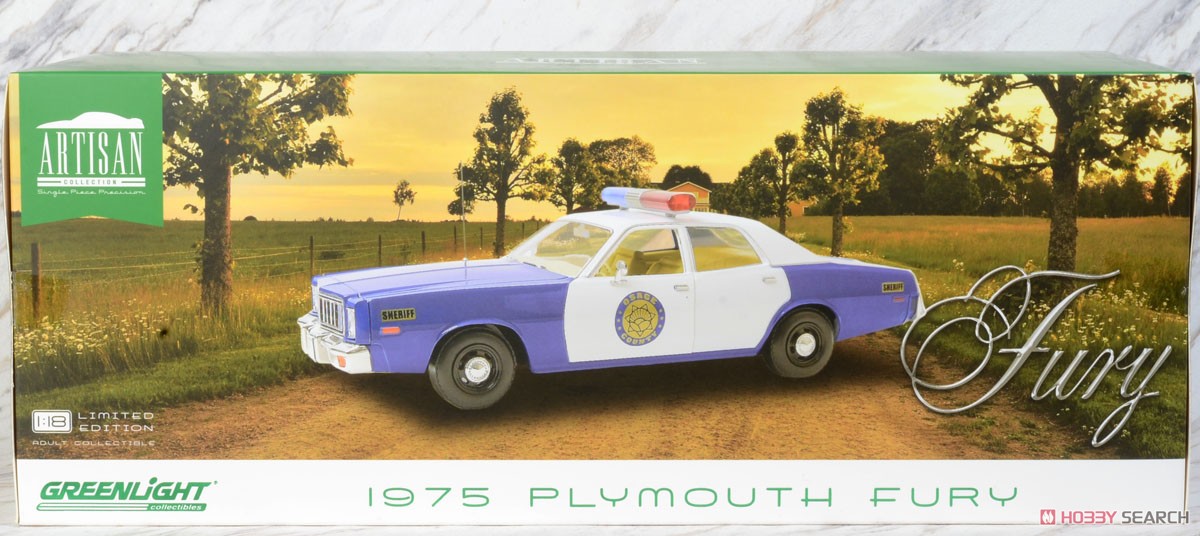 Artisan Collection - 1975 Plymouth Fury - Osage County Sheriff (Diecast Car) Package1