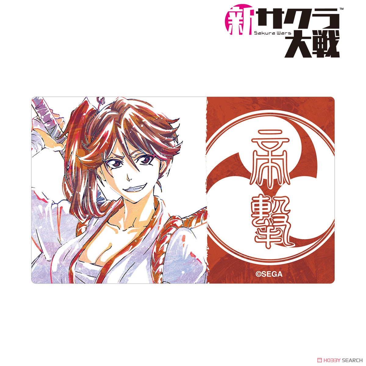 Project Sakura Wars Hatsuho Shinonome Ani-Art Card Sticker (Anime Toy) Item picture1