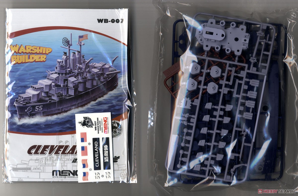 USS Cleveland (Plastic model) Contents1