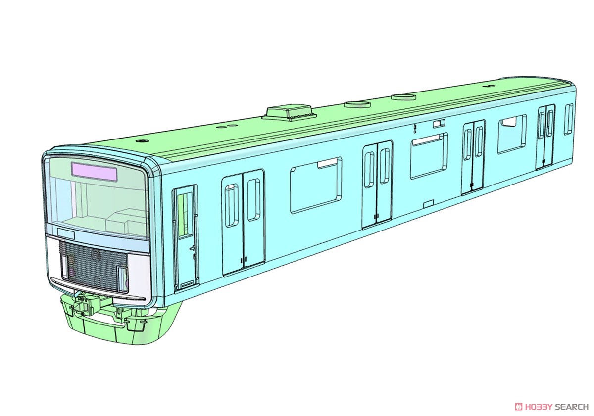 西武 20000系 (池袋線・20102編成・白ライト) 増結用中間車6輛セット (動力無し) (増結・6両セット) (塗装済み完成品) (鉄道模型) その他の画像3