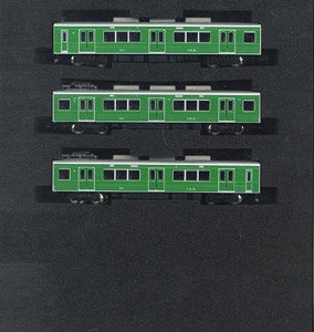 Tokyu Series 1000 Formation 1013 `Midori-no-Densya` Three Car Formation Set (w/Motor) (3-Car Set) (Pre-colored Completed) (Model Train)