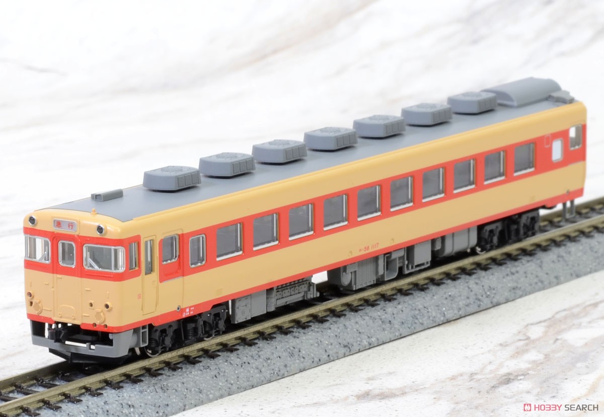 キハ58系 (パノラミックウインドウ) 4両セット (4両セット) (鉄道模型) 商品画像3