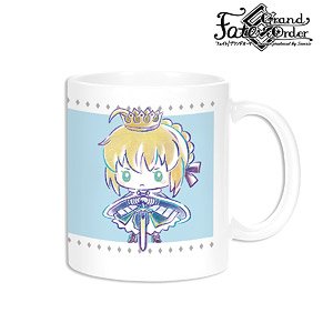 Fate/Grand Order Design Produced by Sanrio Altria Pendragon Ani-Art Mug Cup (Anime Toy)