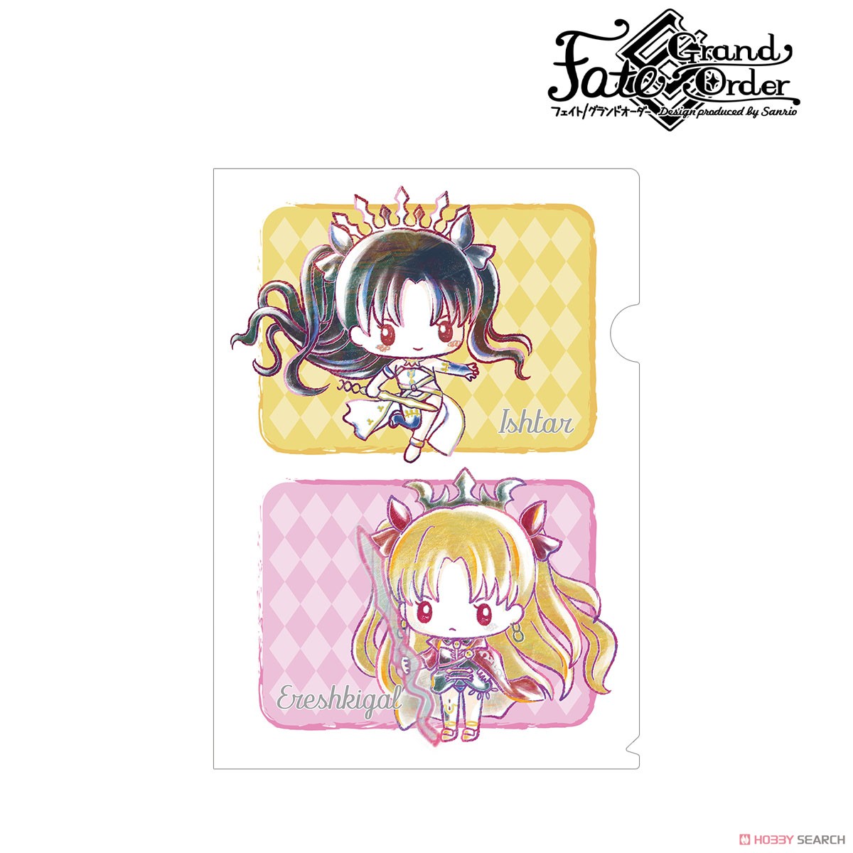 Fate/Grand Order Design Produced by Sanrio Ishtar & Ereshkigal Ani-Art Clear File (Anime Toy) Item picture1