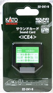 Unitrack Sound Card `ICE4` [for Sound Box] (Model Train)