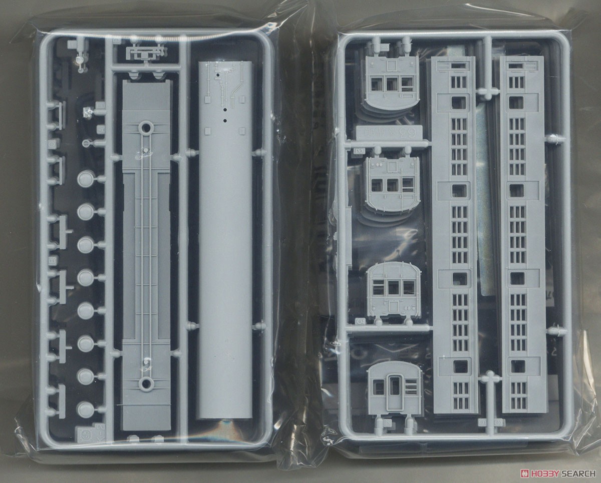 ゲタ電 73系 原型 PartII 4両編成セット (4両・組み立てキット) (鉄道模型) 中身1