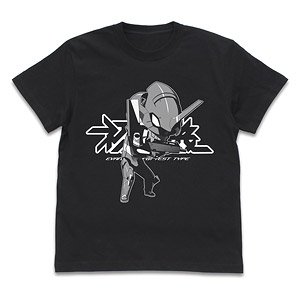 EVANGELION 初号機 Tシャツ デフォルメVer. BLACK L (キャラクターグッズ)