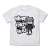Evangelion `Are you stupid?` T-Shirt Deformed Ver. White M (Anime Toy) Item picture1